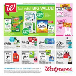 Walgreens Pharmacy Ad Deals Apr 2 - 8 2017