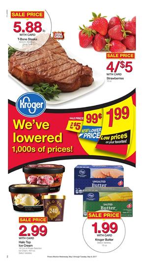 Kroger Weekly Ad Grocery May 3 - 9 2017