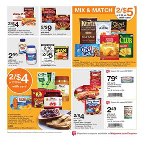 Walgreens Weekly Ad Grocery Deals May 7 - 13 2017