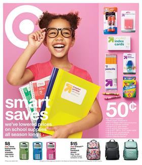 Target Weekly Ad School Supplies July 16 - 22 2017