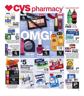 CVS Weekly Ad Pharmacy Aug 20 - 26 2017