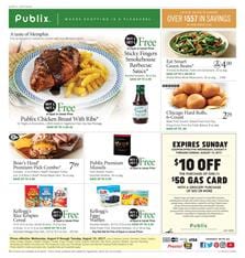 Publix Weekly Ad Grocery August 9 - 15 2017