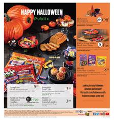 Publix Weekly Ad Halloween Oct 25 - 31, 2017