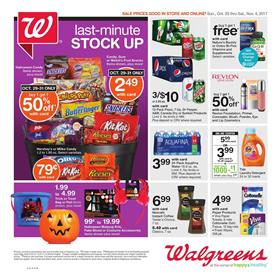 Walgreens Ad Halloween Deals Oct 29 - Nov 4, 2017