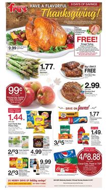 Fry's Weekly Ad Thanksgiving Savings Nov 15 - 23, 2017