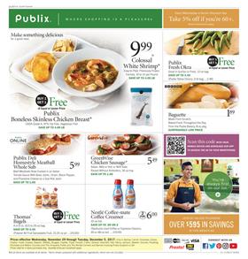 Publix Weekly Ad Deals Nov 29 - Dec 5 2017