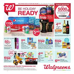 Walgreens Weekly Ad Food Nov 19 - 25, 2017