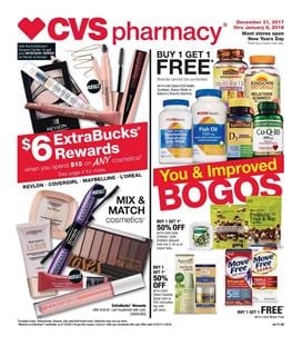 CVS Weekly Ad New Year Dec 31 - Jan 6 2018