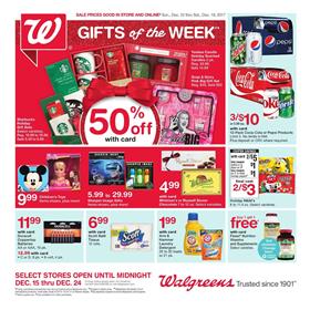 Walgreens Weekly Ad Deals December 10 - 16, 2017