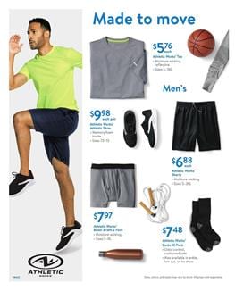 Walmart Ad Sports Wear January 7 - February 1 2018