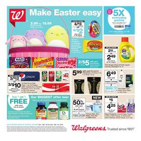 Walgreens Ad Easter Sale March 18 24 2018