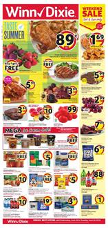 Winn Dixie Weekly Ad Summer Grocery