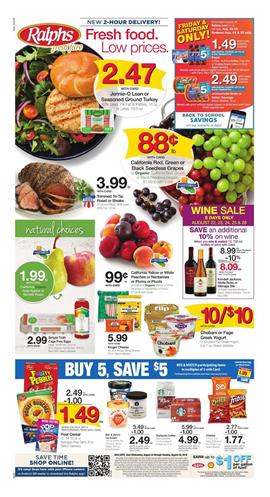 Ralphs Weekly Ad Deals Aug 22 28 2018