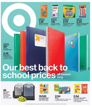 Target Weekly Ad School Aug 26 Sep 1 2018
