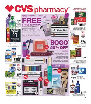 CVS Weekly Ad Beauty ExtraBucks Sep 2 8 2018