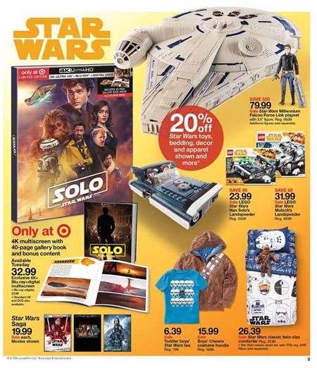 Target Ad Star Wars Corner Sep 23 29 2018