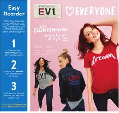 Walmart Ad Ellen Degeneres Outfits September 2018