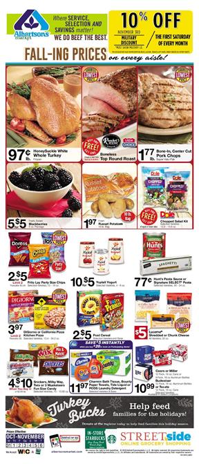Albertsons Weekly Ad Fall Deals Oct 31
