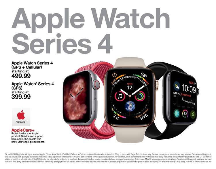 Target Apple Watch Series 4