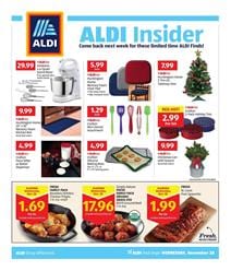 Aldi Insider Ad Nov 28 Dec 4 Holiday