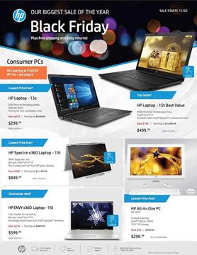 HP Black Friday Ad 2018 Computers