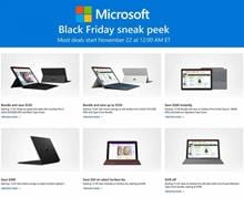 Microsoft Black Friday Ad Laptops