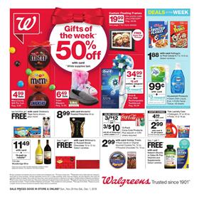 Walgreens Weekly Ad Holiday Shop Nov 25