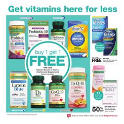 Walgreens Weekly Ad BOGO Free Vitamins Mar 3 9 2019