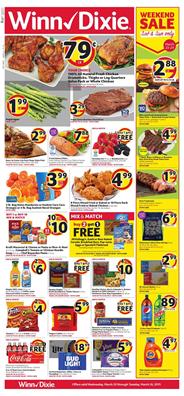 Winn Dixie Weekly Ad Grocery Sale Mar 20 26 2019