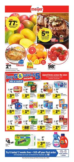 Meijer Weekly Ad Mix or Match Sale Apr 28 May 4 2019