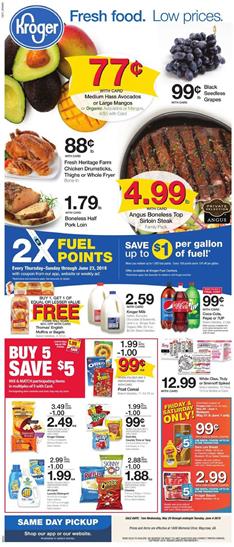 Kroger Weekly Ad Mix and Match Sale May 29 Jun 4 2019