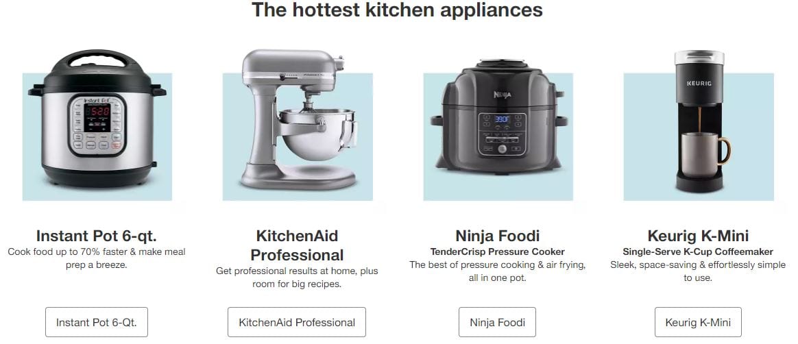 Target Kitchen Appliances June 2019