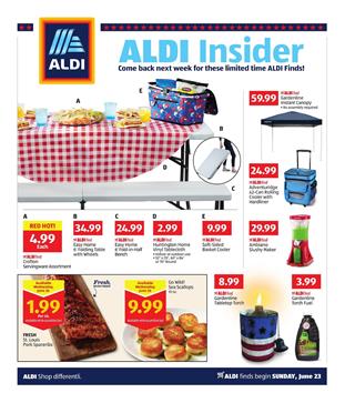 ALDI Weekly Ad In Store Deals Jun 23 29 2019