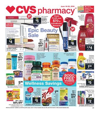 CVS Weekly Ad Health Care Deals Jun 16 22 2019