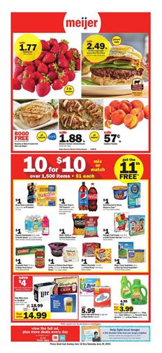 Meijer Weekly Ad Grocery Sale Jun 16 22 2019