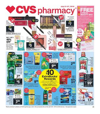 CVS Weekly Ad New Extrabucks Jul 21 27 2019