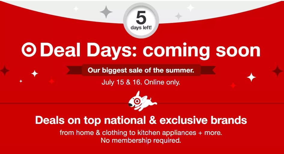 Target Deal Days Jul 15 16 2019 Early Access