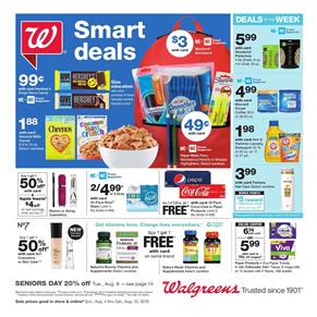 Walgreens Weekly Ad Deals Aug 4 10 2019