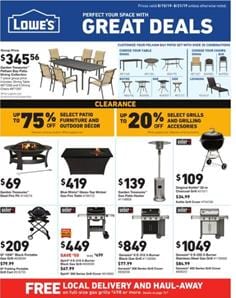 Lowes Weekly Ad Deals Aug 15 21 2019