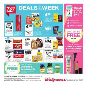 Walgreens Grocery Sale Weekly Ad Sep 1 7 2019