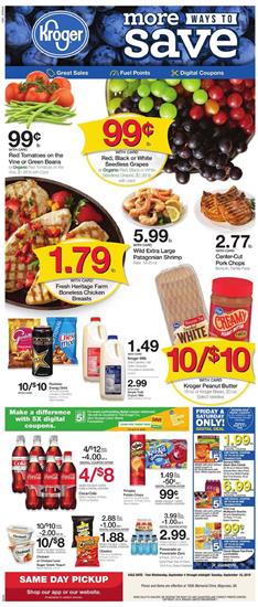 Kroger Organic Food Deals Weekly Ad Sep 4 10 2019