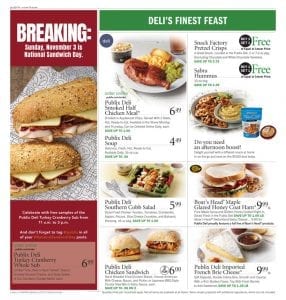 Publix Homemade Meal Weekly Ad Range Oct 2019