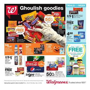 Walgreens Halloween BOGO 50 off Deal