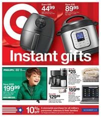 Target Holiday Appliance Sale Nov 3 9 2019