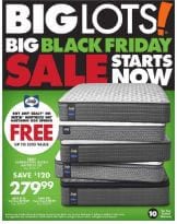 Big Lots Black Friday Mattress Sale in the Ad