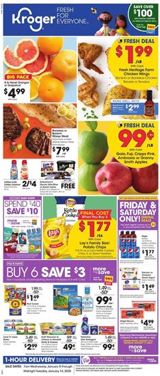 Kroger Purified Water 2/$5 This Week on Weekly Ad