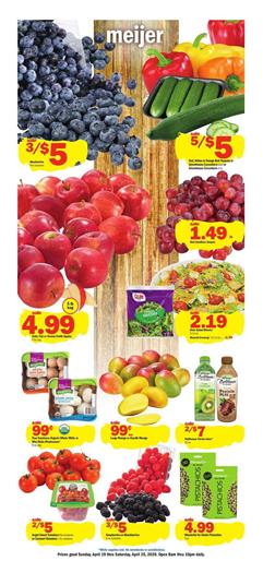 Meijer Weekly Ad Grocery Apr 19 - 25, 2020