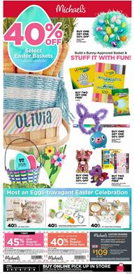 Michaels Weekly Ad Easter Apr 3 9 2020