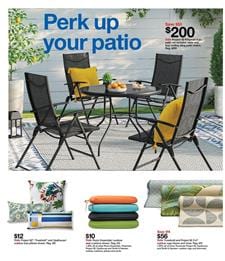 Target Patio Sale Apr 26 - May 2, 2020