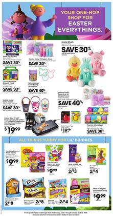 Weekly Ad Sale Kroger Easter Products Apr 1 - 7, 2020